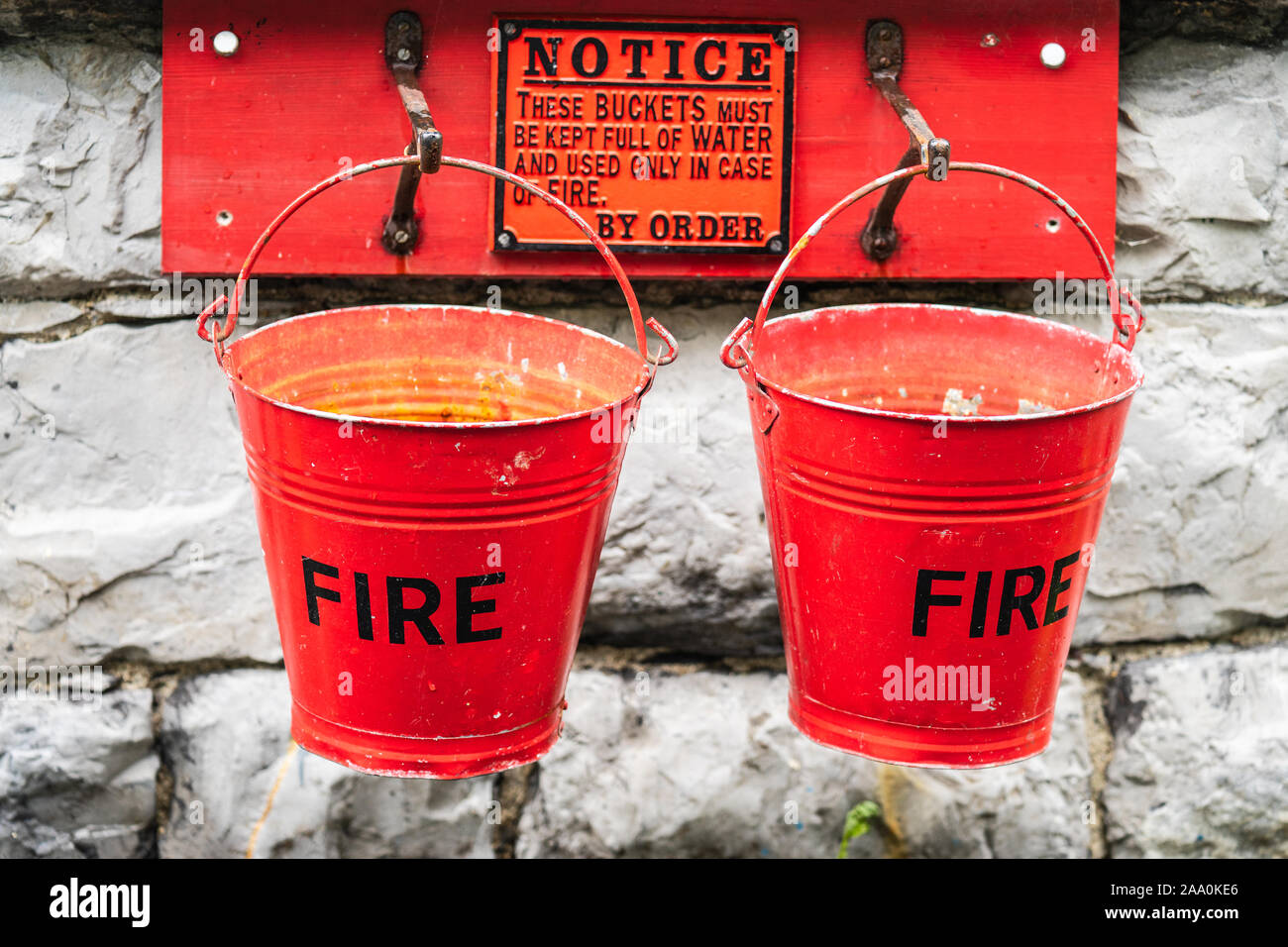 Fire bucket (sand or water)