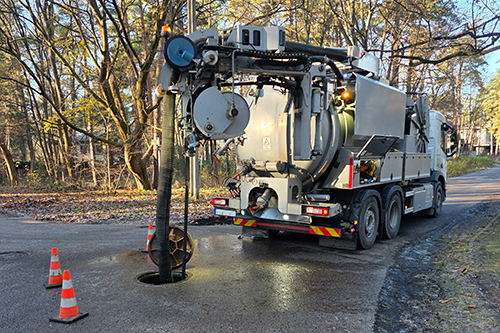 Sewer Cleaning Truck