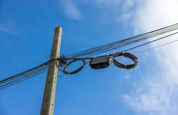 Fiber-optic pole